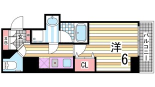 みなと元町駅 徒歩1分 4階の物件間取画像